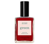 Manucurist "Green" Quick Dry Intense Color Nail Polish 15ml - Red Cherry - New
