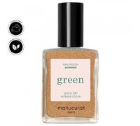 Green Vegan-Friendly Nail Polish - Shimmer 15ml (3