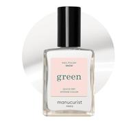 MANUCURIST • Green Nail Polish Snow • Natural Classic Nail Polish 9-Free • Vegan and Plant-Based Nail Polish (80%) • Manicure & Nail Care • 0.5 fl oz (SNOW)