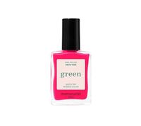 Manucurist Green Neon Pink - Fluorescent Pink Nail Polish - 9-Free, Vegan and Plant-Based - Non Toxic - Made in France - 15 ML