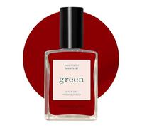 Manucurist Green Red Velvet Deep Red Natural Nail Polish
