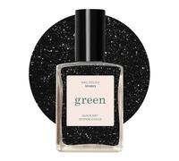 Manucurist Green Sparks Sparkling Black Natural Nail Polish