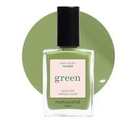 Manucurist - Green Tuileries - Olive Green Nail Polish - Natural Classic Nail Polish 9-Free - Vegan and Plant-Based - Manicure & Nails Care - 15 ml