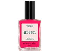 Manucurist Green Vegan-Friendly Nail Polish - Neon Pink 15ml (33296)