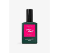 Manucurist Green Flash LED Fluorescent Pink Neon Pink Gel Nail Polish - Vegan, 12-Free, Plant-Based Gel Polish - Made in France
