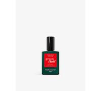 Manucurist Green Flash LED Poppy Red Gel Nail Polish - Vegan, 12-Free, Plant-Based - Strengthens and Protects the Nail - Bright Orangey Red UV Gel Polish - Made in France