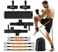 MANUEKLEAR Shadow Boxing Resistance Bands for MMA and Martial Arts, Three Resistance Levels of Full Body Resistance Bands for Boxing Fitness to Improve Speed and Strength