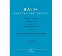 Manuel Bär Johannes-Passion "O Mensch, bewein" BWV 245.2 (Fassu (Paperback)