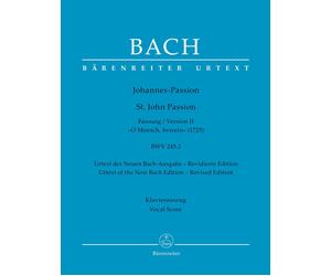 Manuel Bär Johannes-Passion "O Mensch, bewein" BWV 245.2 (Fassu (Paperback)