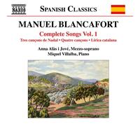 Manuel Blancafort Manuel Blancafort: Complete Songs - Volume 1 (CD) (US IMPORT)