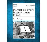 Manuel de Droit International Privé