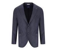 MANUEL RITZ BLUE PINSTRIPE SINGLE-BREASTED JACKET 50