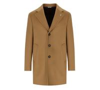MANUEL RITZ CAMEL SINGLE-BREASTED COAT 46