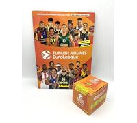 manuelkant Album + Box of 36 Bags to Collect Turkish Airlines Euro League Trading Cards 2024 2025
