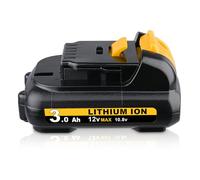MANUFER 1-Pack DCB120 12V 3.0Ah Battery Replacement for Dewalt 12V Battery DCB121 DCB126 DCB122 DCB124 DCB125 DCB127 Compatible with Dewalt 12 Volt Max Power Tools and Chargers