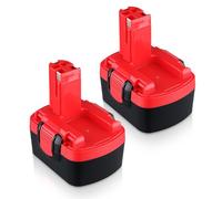 MANUFER 2Pack 14.4 V 4000mAh Ni-MH Replacement for Bosch BAT038 BAT040 BAT041 BAT140 BAT159 2607335533 2607335275 2607335685 13614 AHS PSB14.4 PSR 14.4 GST 14.4v