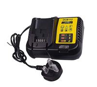 MANUFER DCB112 Replacement for DeWalt Battery Charger 10.8V/12V/18V Li-ion Compatible with DCB183 DCB182 DCB184 DCB185 DCB181 DCB180 DCB127 DCB123