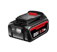 MANUFER DEL1810 18V/20V MAX XR 5.5 Ah Li-ion Replacement Battery for Dewalt 18V Battery DCB180 DCB181 DCB182 DCB201 DCB201 DCB200 Batteries 1Pack