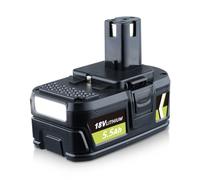 MANUFER P108 5.5Ah Li-ion Replacement for Ryobi 18V Battery Compatible with Ryobi Battery P102 P103 P104 P105 P106 P107 RB18L50 RB18L40 RB18L25 RB18L15 RB18L13