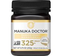 MANUKA DOCTOR | MGO 325+ Manuka Honey Monofloral | 250g | 100% Pure New Zealand Honey | Certified RAW | Non-GMO | Independently Lab Tested | Hive to Home Traceable