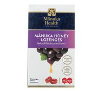 Manuka Health Lozenges Honey Blackcurrant Flavour, Vegan, Natural Ingredients, 15 Pack (Pack of 1)