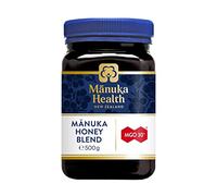 Manuka Health MGO 30+ Manuka Honey Blend | Pure Premium New Zealand Manuka Honey with Methylglyoxal | Delicious Rich Flavour | Smooth Velvety Texture | 500g Pot