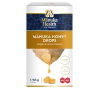 Manuka Health MGO 400+ Manuka Honey Drops With Ginger & Lemon 65g