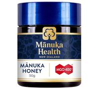 Manuka Health MGO 400+ Manuka Honey - Premium New Zealand Manuka Honey - Certified 400 mg/kg Methylglyoxal - Rich Flavor & Smooth Texture - High Grade Raw Manuka Honey - 50g