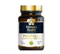 Manuka Health Propolis & Bee Pollen Chewable Tablets - 60 Tablets | 180 mg Propolis Extract + 125 mg Bee Pollen per Tablet | No Added Sugar | Gluten Free | Vegetarian Bee Supplement