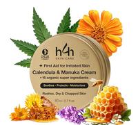 Manuka Honey & Calendula Repair Cream - Natural Relief for Eczema, Dermatitis & Dry Skin | Hemp, Propolis & Beeswax | Deep Hydration & Skin Barrier Protection