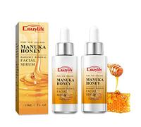 Manuka Honey Face Serum Soothing Moisturising Deeply Nourishing Anti-wrinkle Essence Moisturising Face Serum Anti-ageing Serum for All Skin Types 2 Pcs