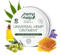 Manuka Honey & Hemp Healing Ointment for Eczema, Psoriasis, and Dermatitis - Organic Beeswax, Propolis & Lavender Oil - Moisturises & Soothes Dry, Itchy, Cracked Skin