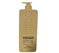 manuka honey & macadamia SHOWER GEL SOOTHE & HYDRATE 1000ml nourishing Gently cleanse scented with sweet,creamy Manuka Honey & macadamia