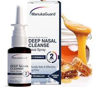 ManukaGuard Natural Nasal Spray | Congestion Relief Drug Free & Alcohol Free Medical Grade Manuka Honey Nose Drops, Nasal Moisturizing Spray (242)|0.65 Fl Oz (Pack of 1)