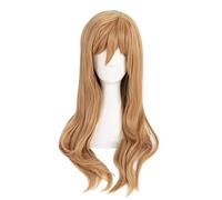 MANUKS Anime Cosplay Wig for Kunikida Hanamaru Cosplay Wig,Long Straight Brown Wig Synthetic Hair,Halloween Costume Cosplay,for Christmas Carnival Party