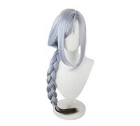MANUKS Anime Cosplay Wig for Shenhe Cosplay Wig,Ice Blue Braid Long Wig Synthetic Hair,Halloween Costume Cosplay,for Christmas Carnival Party