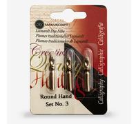 Manuscript : 3 Carded Nibs : Calligraphy 3