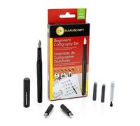 Manuscript Calligraphy Set Beginner 3 Assorted Nibs, Black