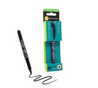 MANUSCRIPT Broad Callicreative Italic Black Marker Pen | Black Alcohol Markers with Broad Chisel Tip for Large, Bold Designs | Perfect Calligraphy Pens