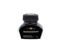 Manuscript Calligraphy Ink for Dip Pens (Black) - Ink for Brushes, Fountain & Dip Pens. Perfect for Calligraphy Drawing, Writing, Lettering & Art Projects. Highly Pigmented Professional 30ml Ink.