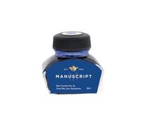 Manuscript Calligraphy Ink for Dip Pens (Blue) - Ink for Brushes, Fountain & Dip Pens. Perfect for Calligraphy Drawing, Writing, Lettering & Art Projects. Highly Pigmented Professional 30ml Ink.