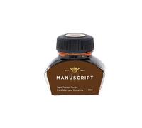 Manuscript Calligraphy Ink for Dip Pens (Sepia) - Ink for Brushes, Fountain & Dip Pens. Perfect for Calligraphy Drawing, Writing, Lettering & Art Projects. Highly Pigmented Professional 30ml Ink.