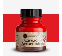 Manuscript : Dip Pen Acrylic Ink : 30ml : Crimson