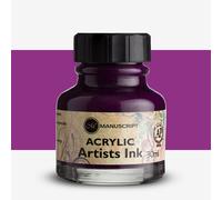 Manuscript : Dip Pen Acrylic Ink : 30ml : Purple