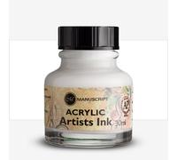 Manuscript : Dip Pen Acrylic Ink : 30ml : White