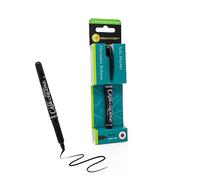 MANUSCRIPT Fine Tip Callicreative Italic Marker Pen | Black Alcohol Markers, Perfect Calligraphy Pens | Smooth Fine Point for Precise Lettering & Outlining