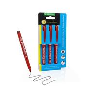 MANUSCRIPT Handwriting Pens (Pack of 3) - Black Writing Pens with Ergonomic Grip for Everyday Use, Reliable Pen Multipack with Durable Tip, Essential Office & School Supplies