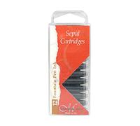Manuscript MC0461SP Sepia Ink Calligraphy Cartridge (Pack of 12)