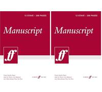 Manuscript Pad A4 12-stave (Pack of 2)