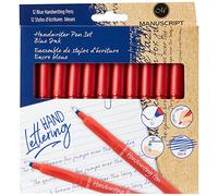 Manuscript Pen Company MANUSCRIPT Handwriting Pens Blue - pack of 12 handwriting pens with blue ink. Assorted MT010012BE